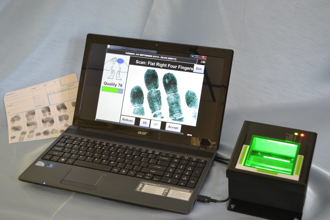 Veterans Command - Fingerprint Scanning Image